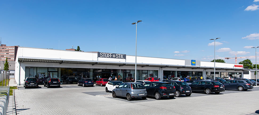 0-IHT Planungsgesellschaft mbH Referenz: Neubau eines Fachmarktzentrums